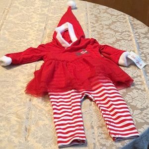Holiday outfit NWT faux fur trimmed